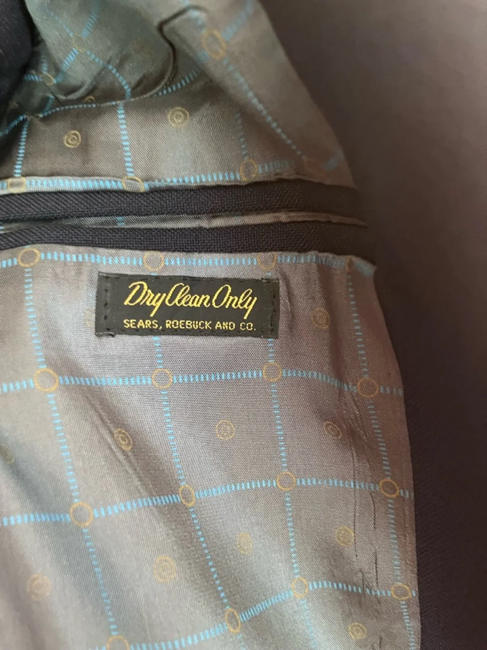 Navy Sport Coat Blazer with Gold Buttons